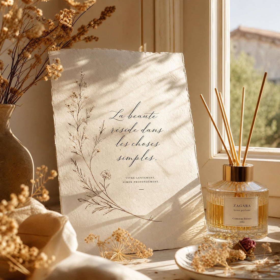 The light that stays: mediterranean sensory art and the slow beauty of living well