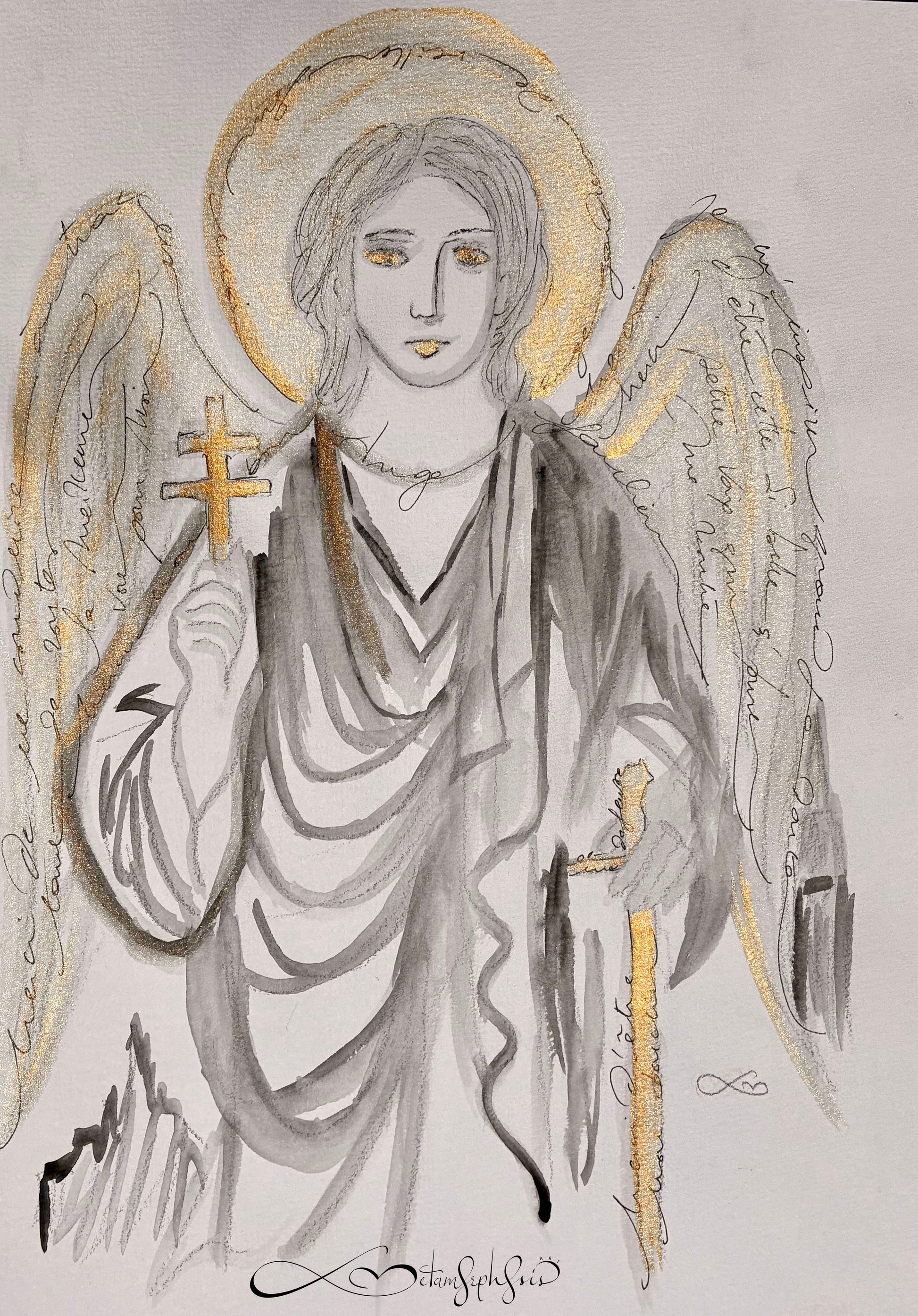 Saint Michael Protect me - Wallpaper